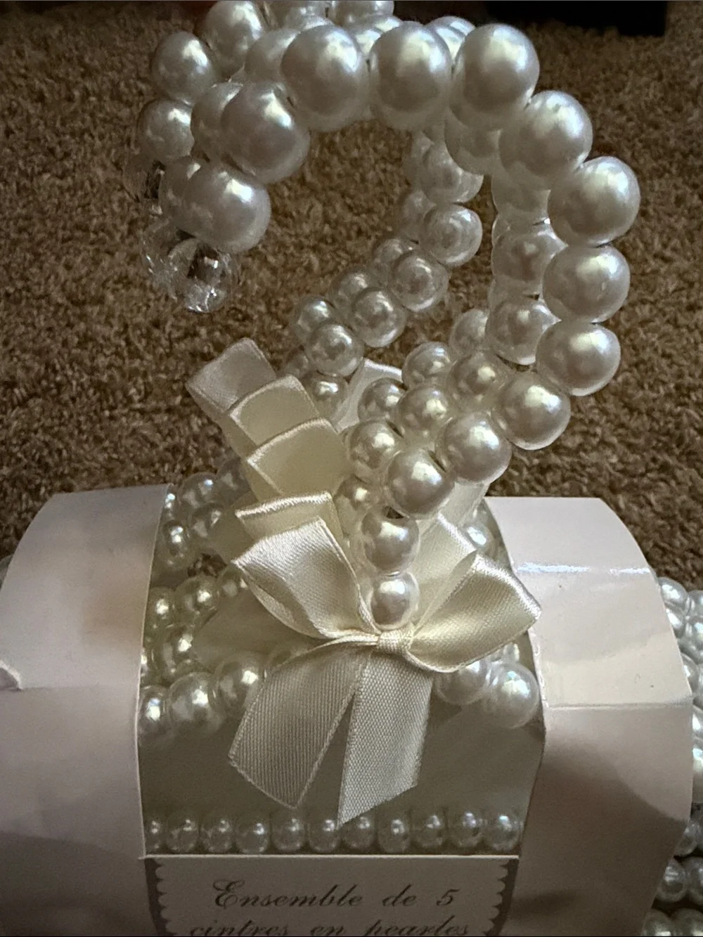 Hangers | NWT Pretty Pearl Hangers Set of 5